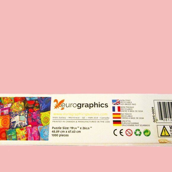 Venice Italy,Indian Pillows,BeiBiLa love Parrots High End 1000 Piece Puzzles Pre - Picture 12 of 12